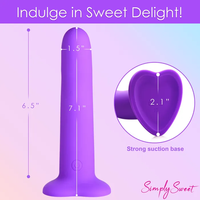 21X Vibrating Wavy Silicone Dildo w Remote Simply Sweet Female Sex Toys
