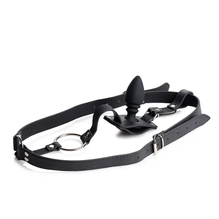 Strict Male Harness With Silicone Anal Plug XR Brands Male Sex Toys
