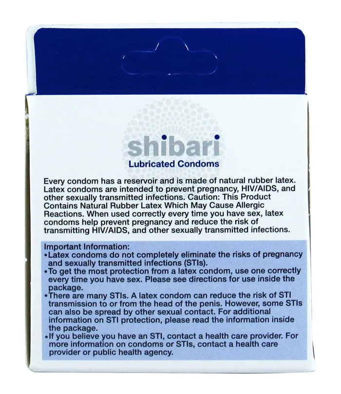 Voodoo Toys Enhancers Shibari Lubricated Condoms 3 Pack Voodoo Toys Enhancers Shibari Lubricated Condoms 3 Pack