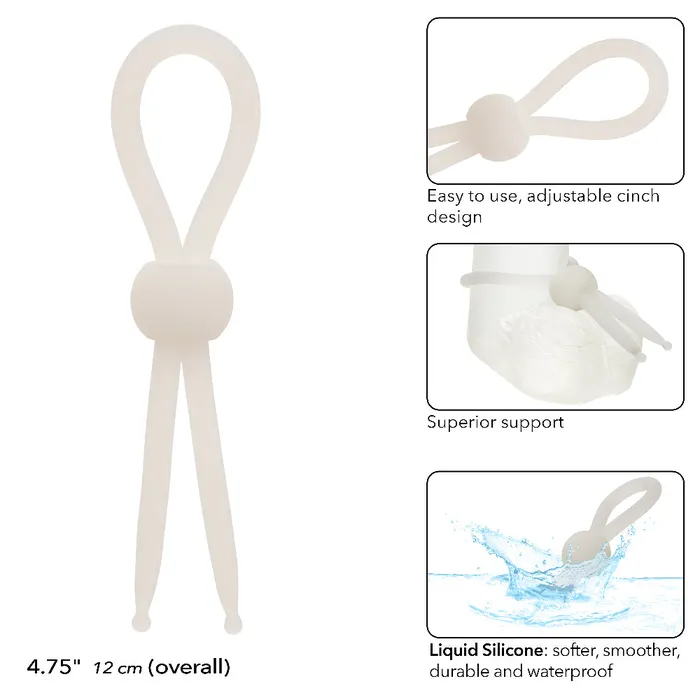 Alpha Liquid Silicone Lasso Natural CalExotics Female Sex Toys Alpha Liquid Silicone Lasso Natural CalExotics Female Sex Toys