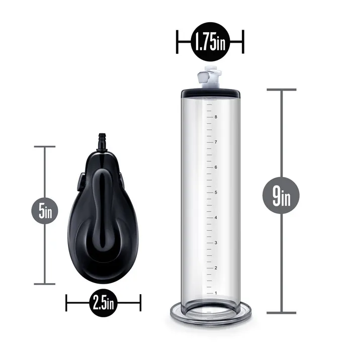 Male Sex Toys Blush Novelties VX9 Auto Penis Pump Boost Fun and Sensation